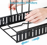 قفسه ظرف و قابلمه قابل تنظیم مدل Le Dividers