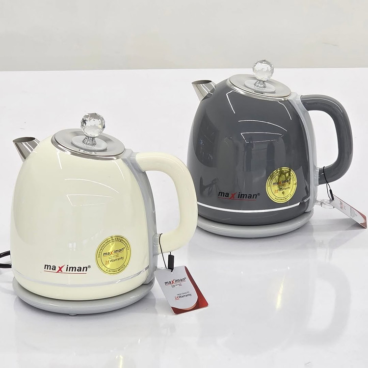 کتری برقی مکسی من مدل 2123 ظرفیت 1.7 لیتر استیل ضدزنگ