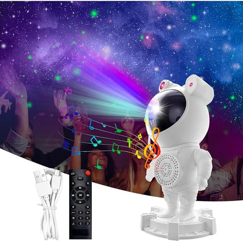 چراغ خواب پروژکتوری کهکشانی فضانورد اسپیکردار Astronaut Star Light